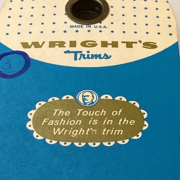 Vintage Wright’s Fashion Trim - Picture 2 of 9
